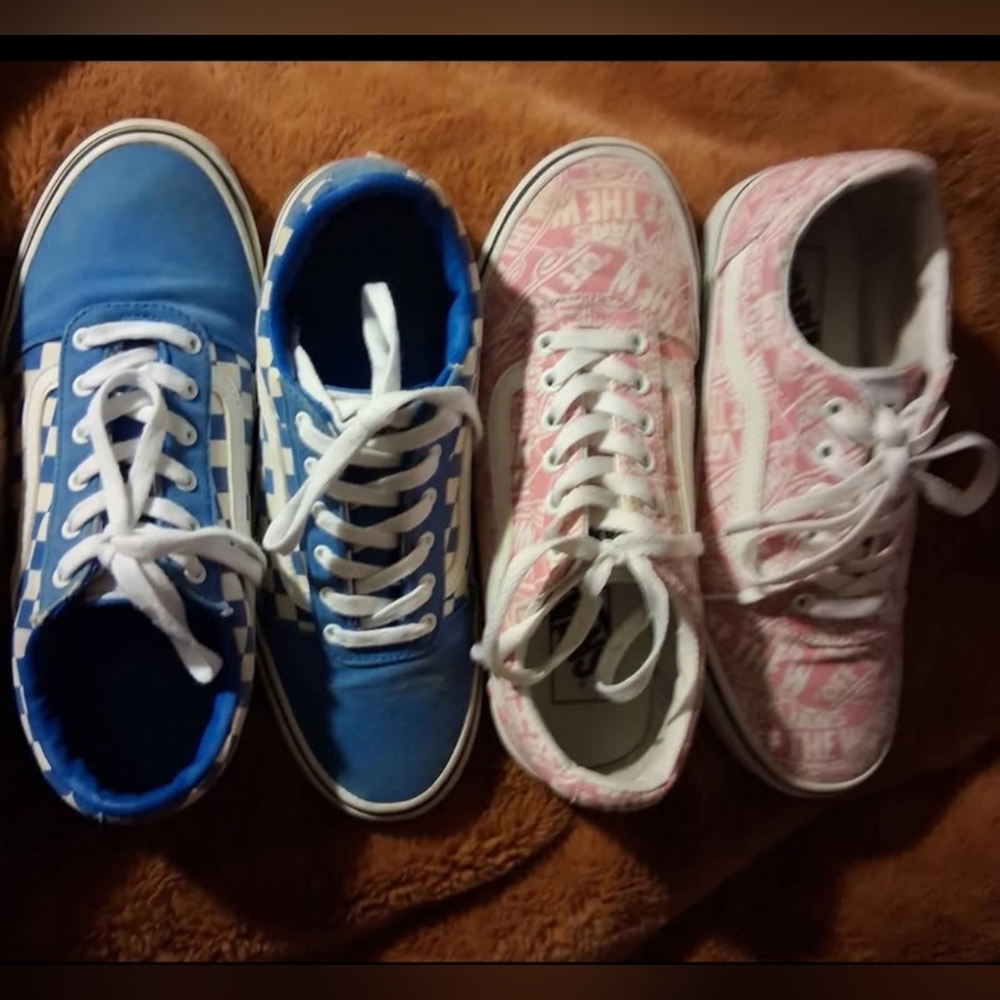 2 Pairs Of Vans For $10